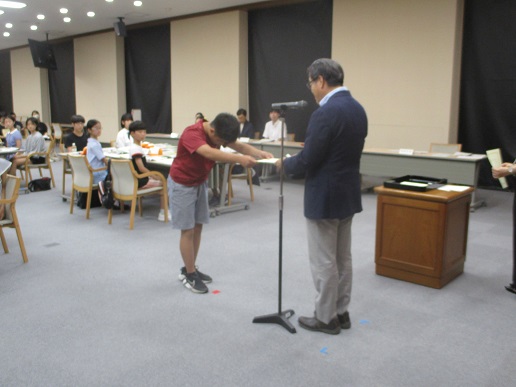 平和の特派員任命式1