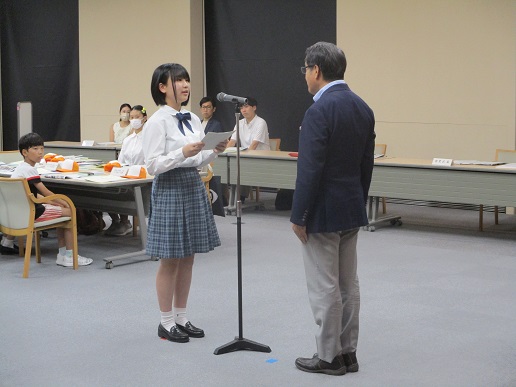 平和の特派員任命式2