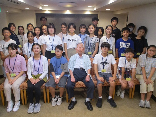 原爆被爆者との懇談2