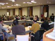 全体会議の検討の写真